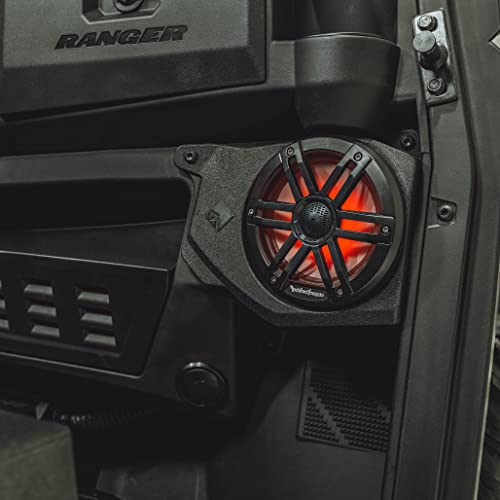 Rockford Fosgate RNGR18-STG3 Audio Kit: PMX-2 Receiver, 800-Watt Amp, M1 Series Color Optix Multicolor LED Lighted Front Speakers & Subwoofer for Select Polaris Ranger Models (2018-2022) Rockford Fosgate RNGR18-STG3 Audio Kit: PMX-2 Receiver, 800-Watt Amp, M1 Series Color Optix Multicolor LED Lighted Front Speakers & Subwoofer for Select Polaris Ranger Models (2018-2022)